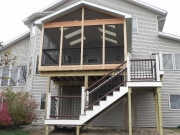 double story deck sunroom