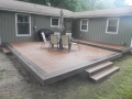 ground level composite deck