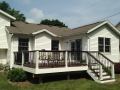 Trex decking with white trim