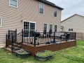 Trex deck with alum. railing