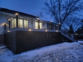Trex deck with trex lighting