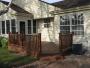 small backyard deck